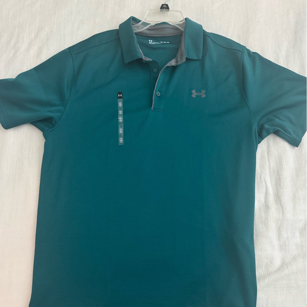 Under Armour Ocean Blue Polo Shirt